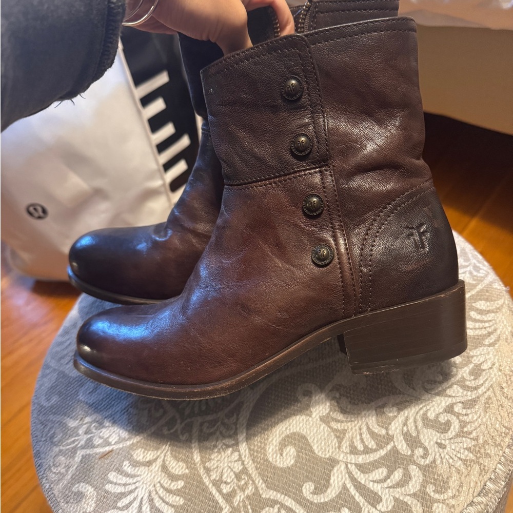 Frye Leather Ankle Booties